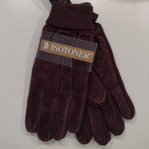 Men's Leather Isotoner Gloves